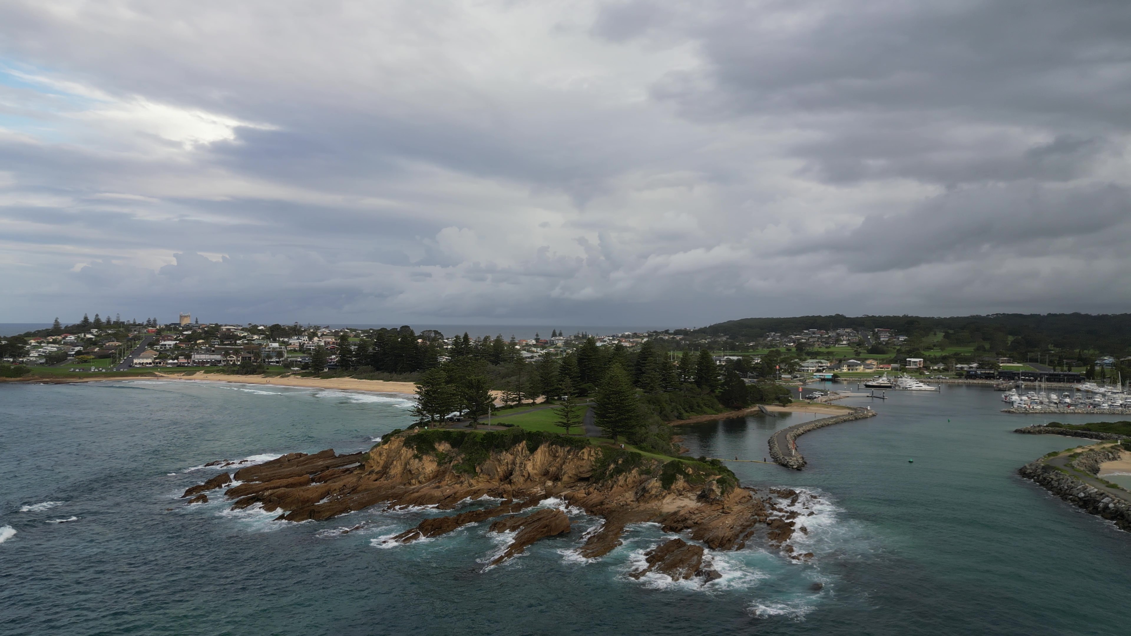 Bermagui by drone.